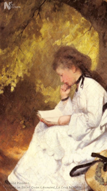 An Elegant Lady Reading Under a Tree copy